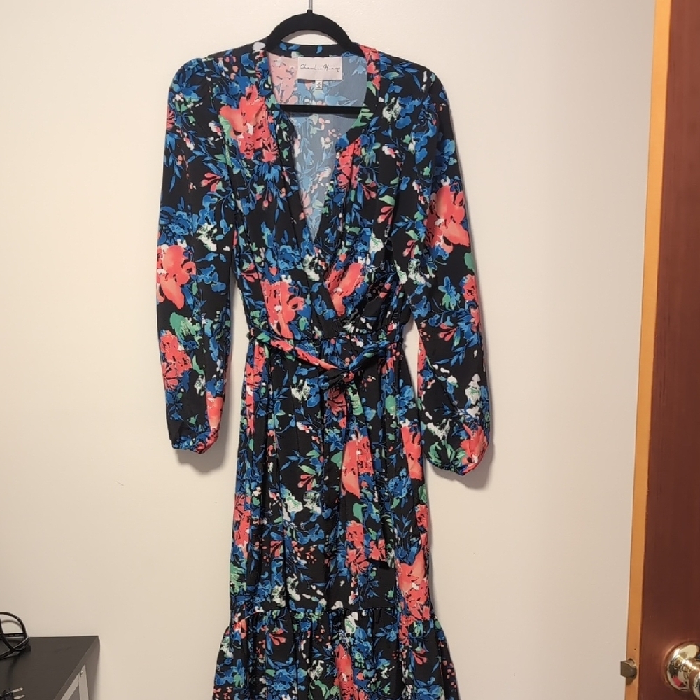 Floral Wrap Dress